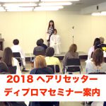 2018年　2/13 ヘアリセッター東京ディプロマセミナーについて